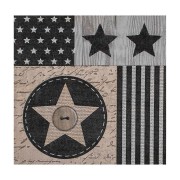 Motivservietten 3-lagig, 33 x 33 cm, Sterne, 20 Stk.