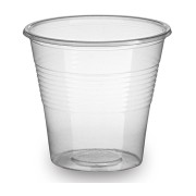 Trinkbecher Schnapsbecher klar transparent 80ml, Ø 55 mm PP, 100 Stk.