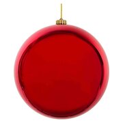 Weihnachtskugeln XL aus Kunststoff rot 15cm, 1 Stk.