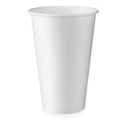 Hei- und Kaltgetrnkebecher CoffeeToGo Pappbecher wei 400ml 510ml  90mm, 50 Stk