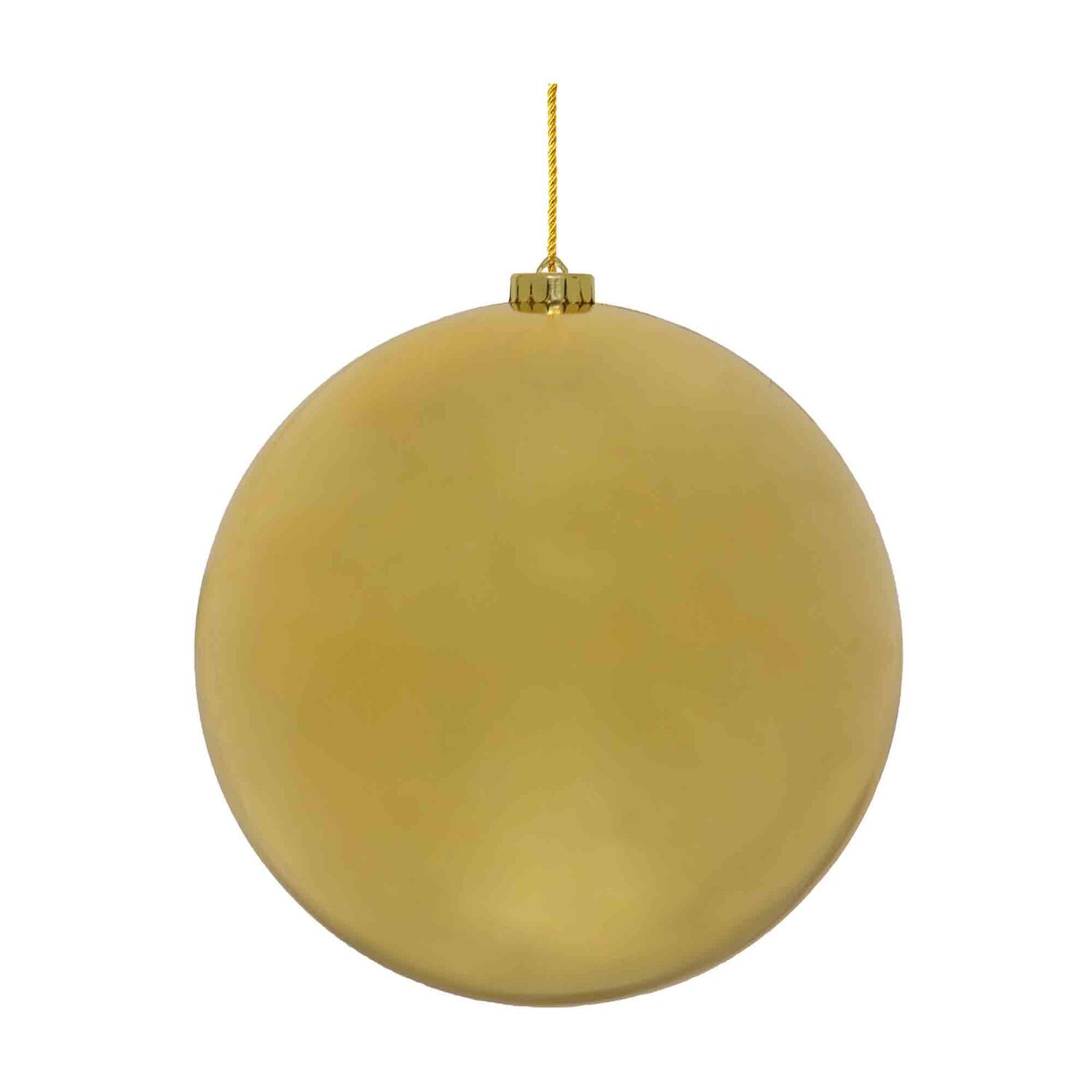 Weihnachtskugeln Christbaumkugeln XL aus Kunststoff gold, 20cm, 1 Stk.