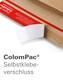 ColomPac Blitzbodenkarton 393 x 328 x 166mm Premium mit doppelten Selbstklebeverschluss & Aufreifaden wei
