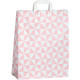 Papiertragetaschen Trigon 220+100x310mm rose, 250 Stk.